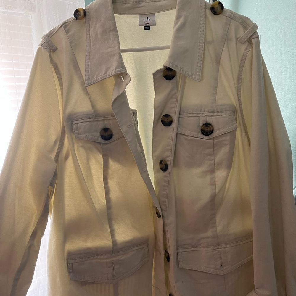 Cabi canvas safari jacket